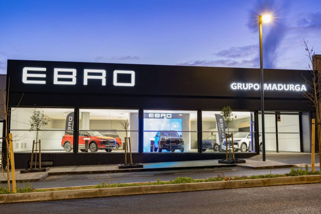 Fachada del concesionario Ebro en Soria de Grupo Madurga
