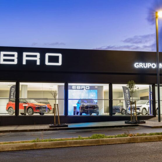 Fachada del concesionario Ebro en Soria de Grupo Madurga